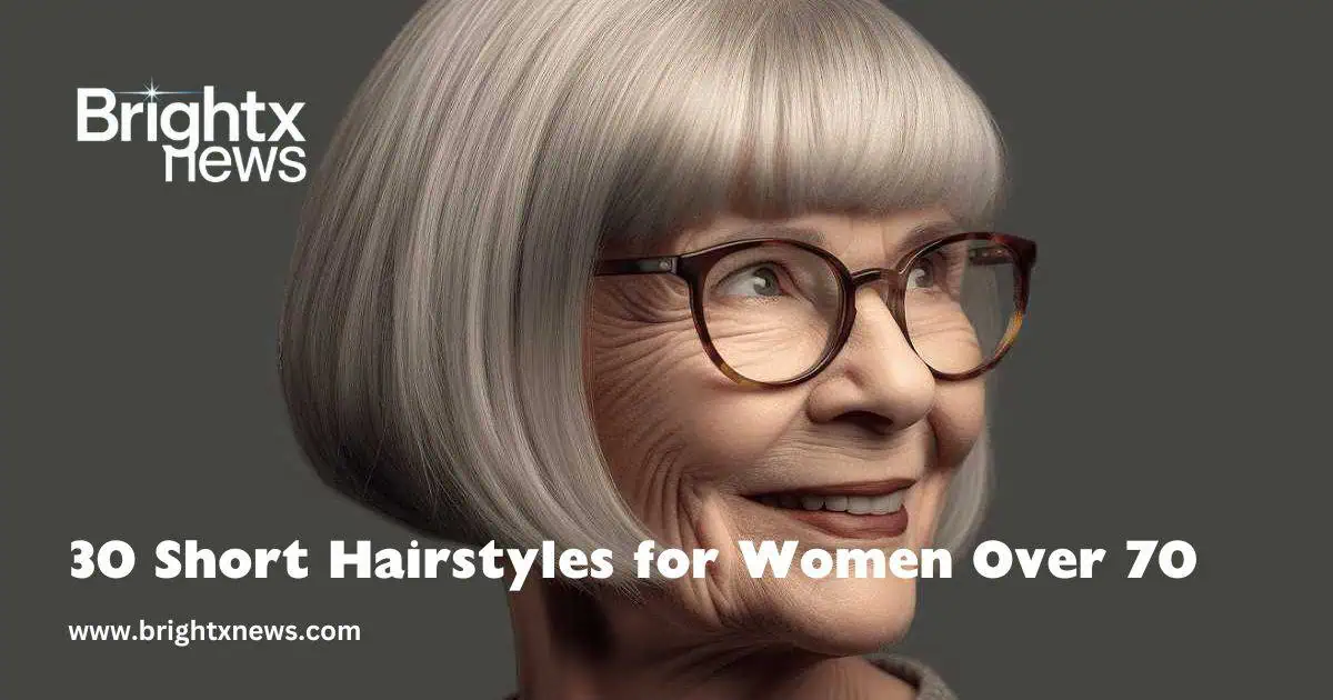 A collection of stylish short hairstyles for women over 70, showcasing elegance and modernity in hair fashion.