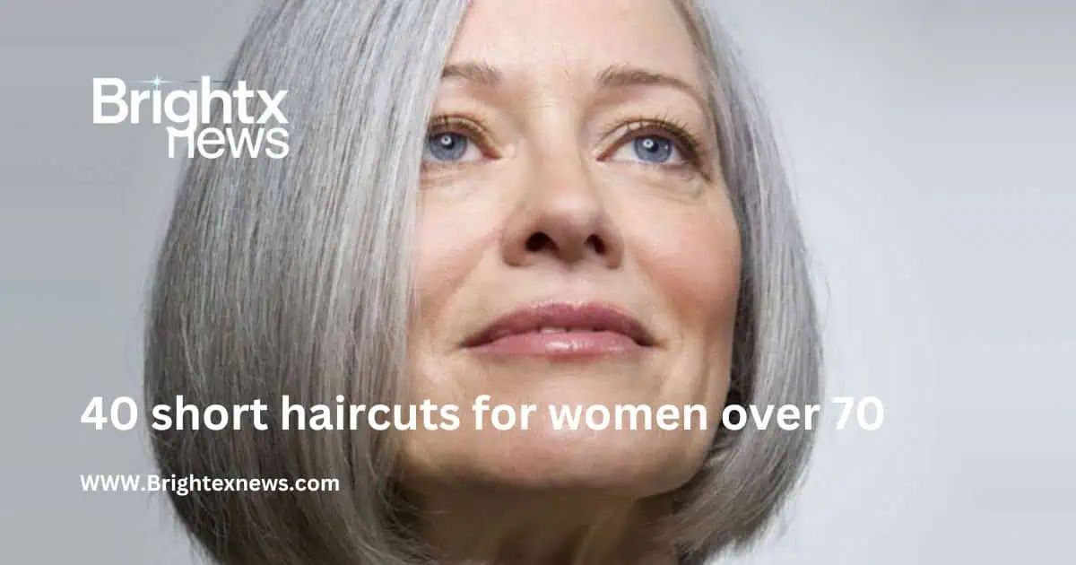 A collage showcasing 40 stylish short haircuts for women over 70, highlighting elegance and modernity in mature hairstyles.